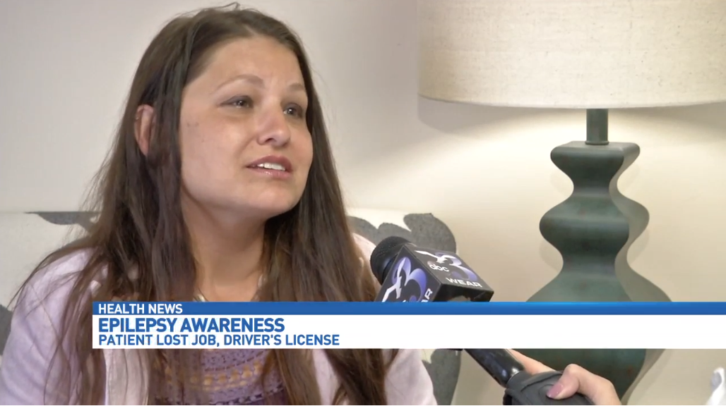 PENSACOLA EPILEPSY PATIENT SHARES HER STORY TO SPREAD AWARENESS